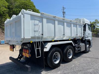 R7　三菱　10ｔステンレス天蓋深ダンプ